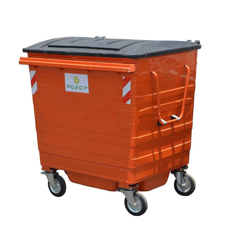 Outdoor Metal Garbage Cans With Wheels