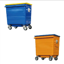 Оцинкованный мусорный бак Home Depot