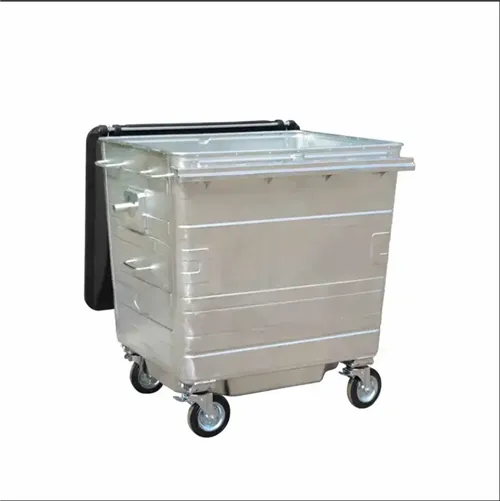 Колесный мусорный бак с крышкой